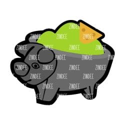 Molcajete with Guac – Acrylic Keychain Blank (3") | Optional Sticker or UV DTF