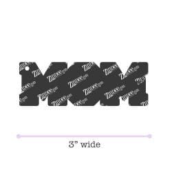Mom (word) – Acrylic Keychain Blank (3") | Optional Sticker or UV DTF