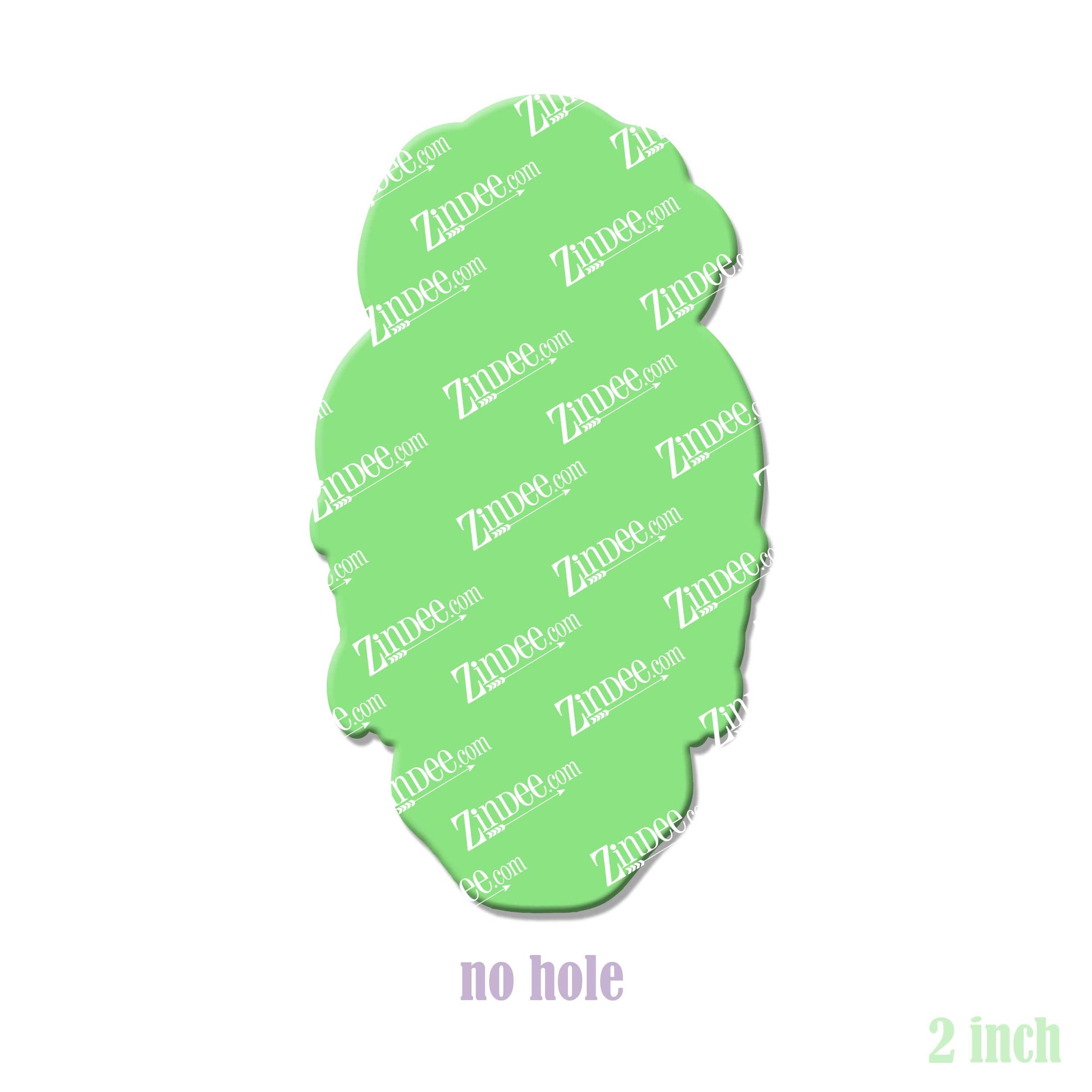 Alternative view of Mom Skull Life Acrylic Blank- Sticker- UV DTF (2 inch) NO HOLE