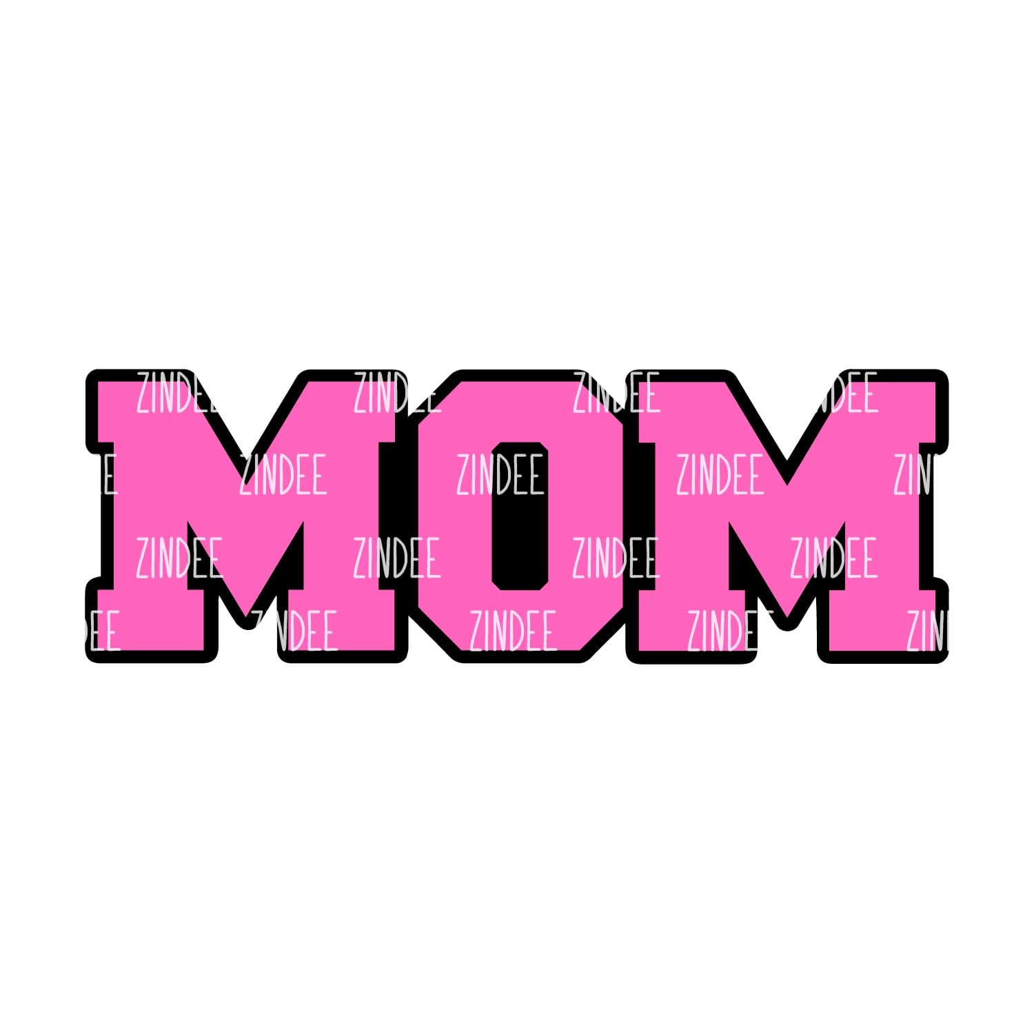 Mom (word) Acrylic Blank- Sticker- UV DTF (2 inch) NO HOLE