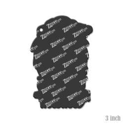 Alternative view of Mom with Bandana Acrylic Blank- Sticker- UV DTF (3 inch)