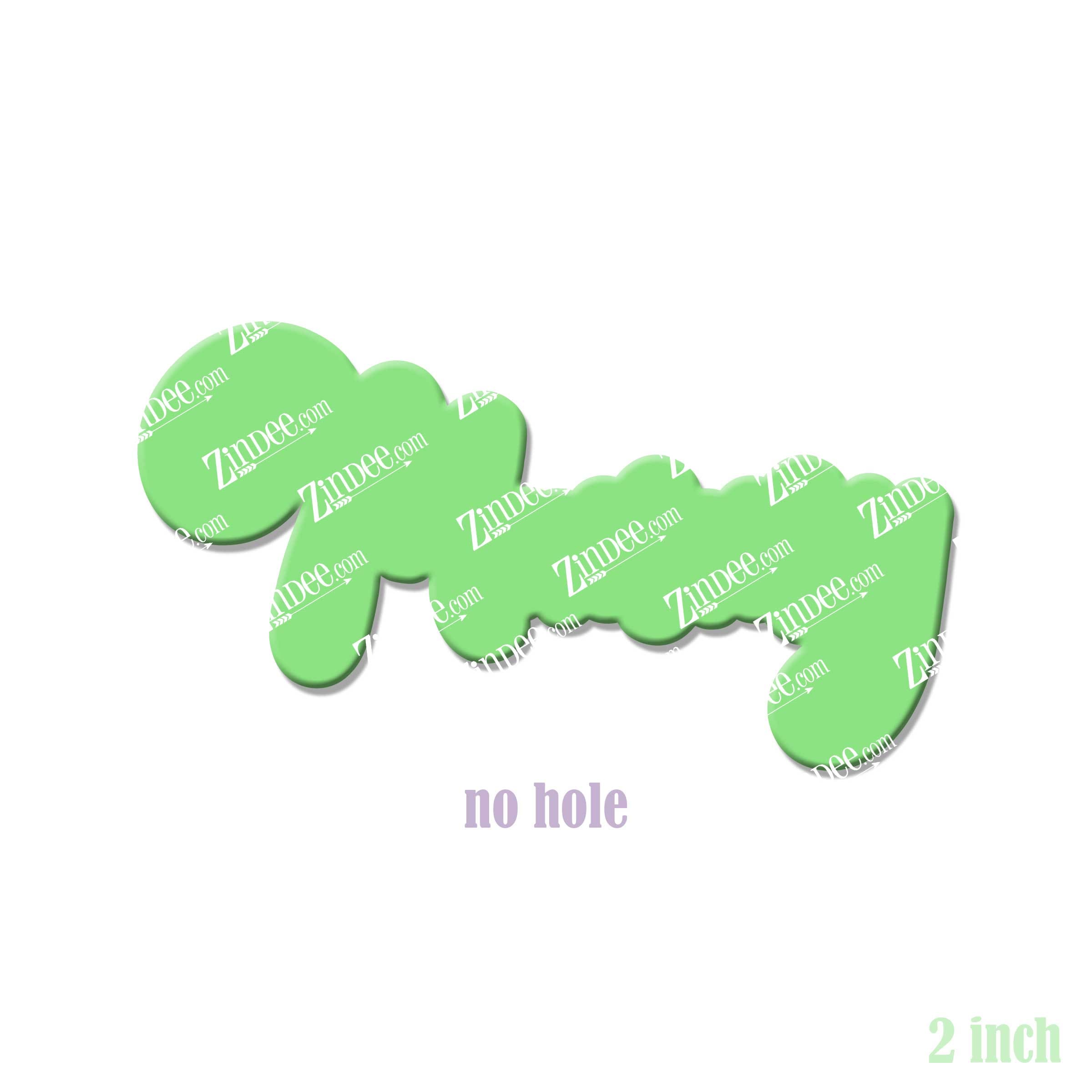 Mommy (word) acrylic blank (2 inch) NO HOLE (10 PIECE MINIMUM)