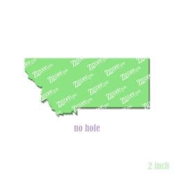 Alternative view of Montana – Acrylic Badge Reel Blank (2") No Hole | Optional Sticker or UV DTF