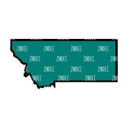 Montana – Acrylic Badge Reel Blank (2") No Hole | Optional Sticker or UV DTF