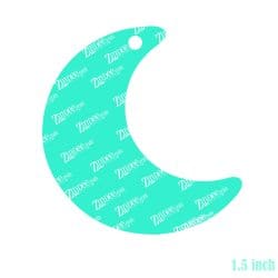Alternative view of Moon Acrylic Blank- Sticker- UV DTF (1.5 inch)