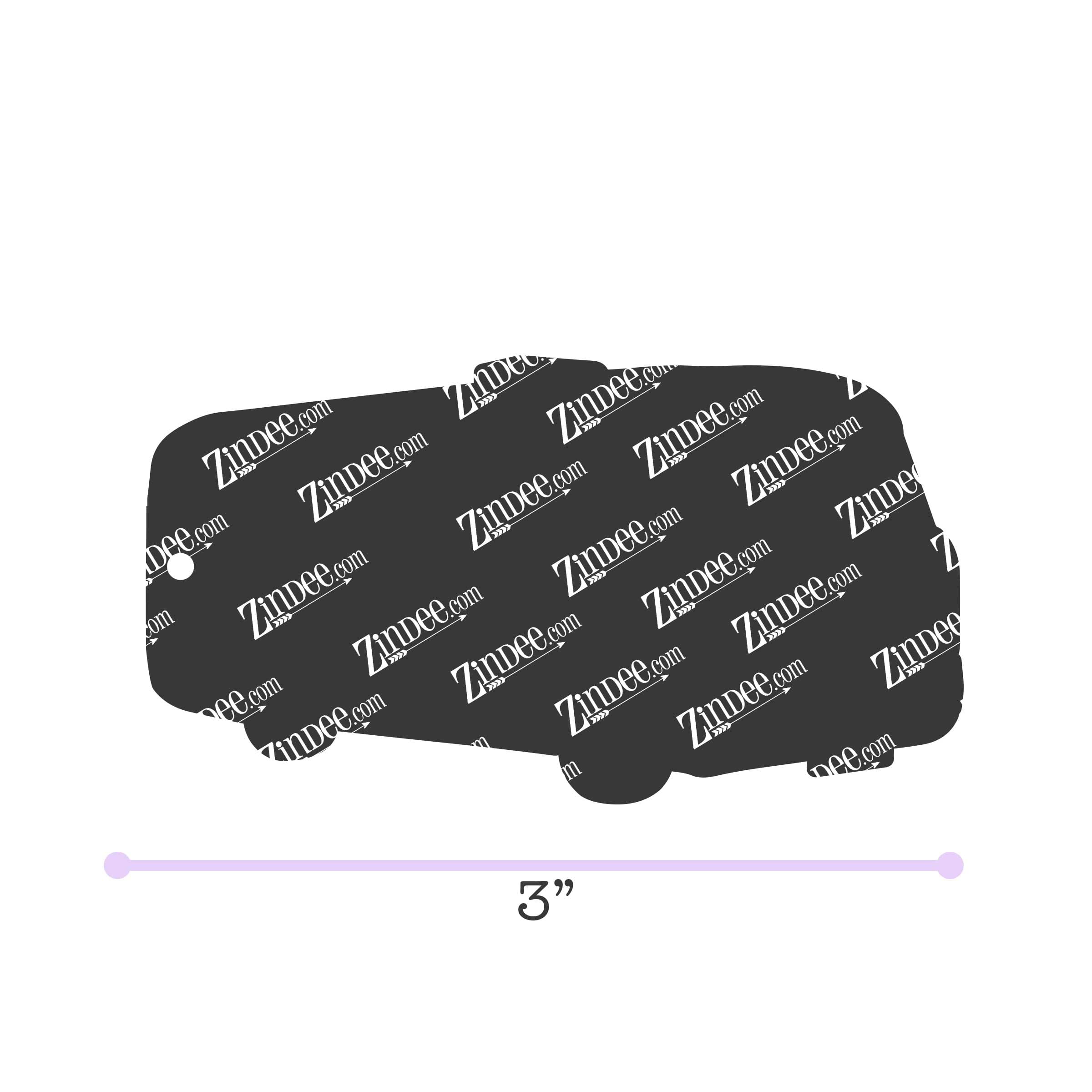 Motorhome acrylic blank (3 inch)