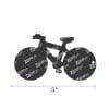 Mountain Bike acrylic blank (3 inch)