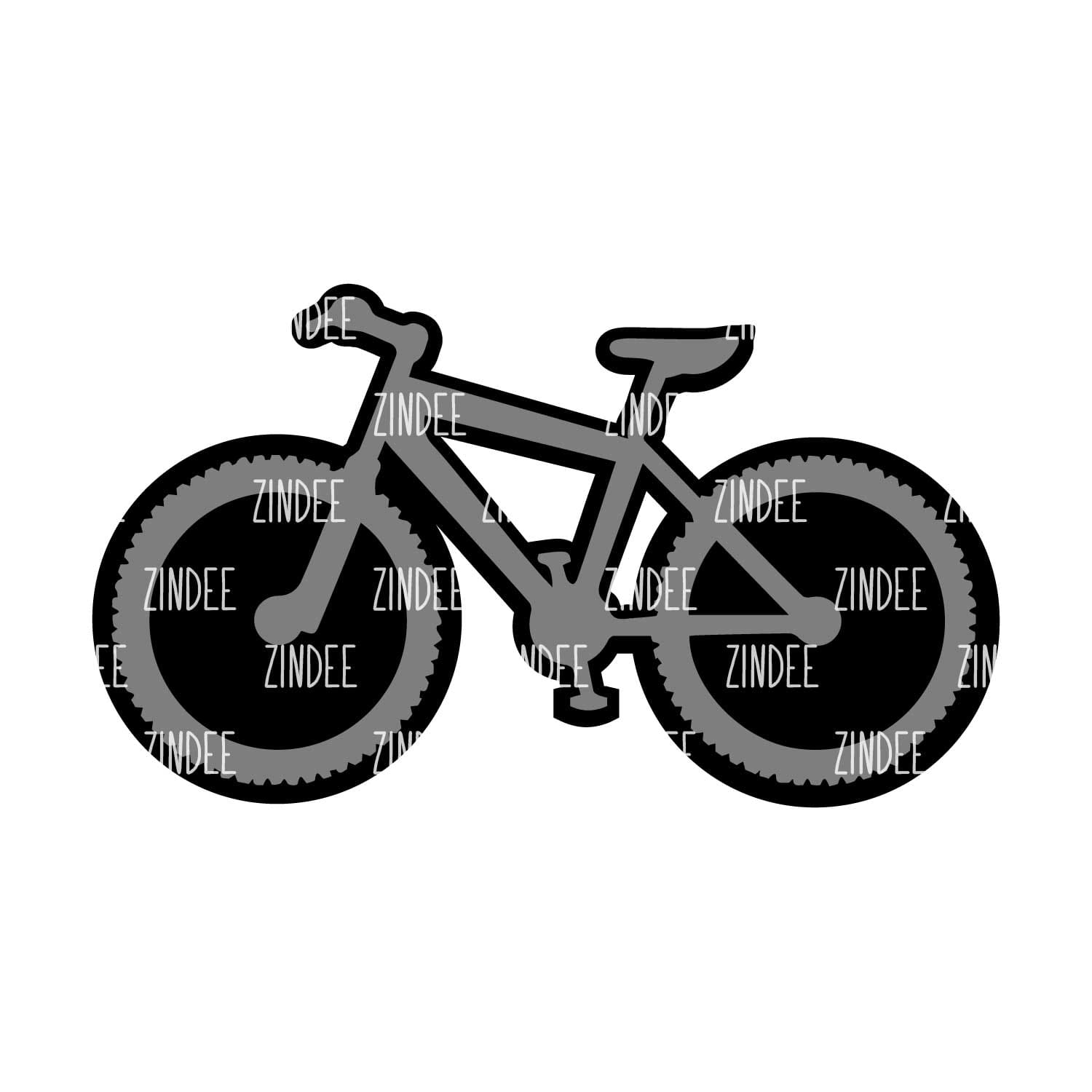 Alternative view of Mountain Bike acrylic blank (3 inch)
