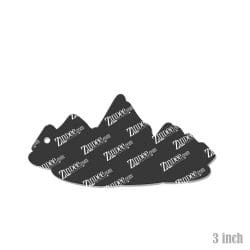 Alternative view of Mountains – Acrylic Keychain Blank (3") | Optional Sticker or UV DTF