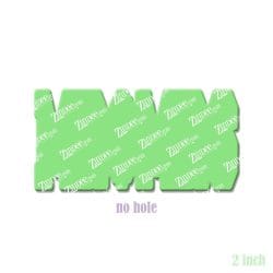 Mr. & Mrs. acrylic blank (2 inch) NO HOLE (10 PIECE MINIMUM)