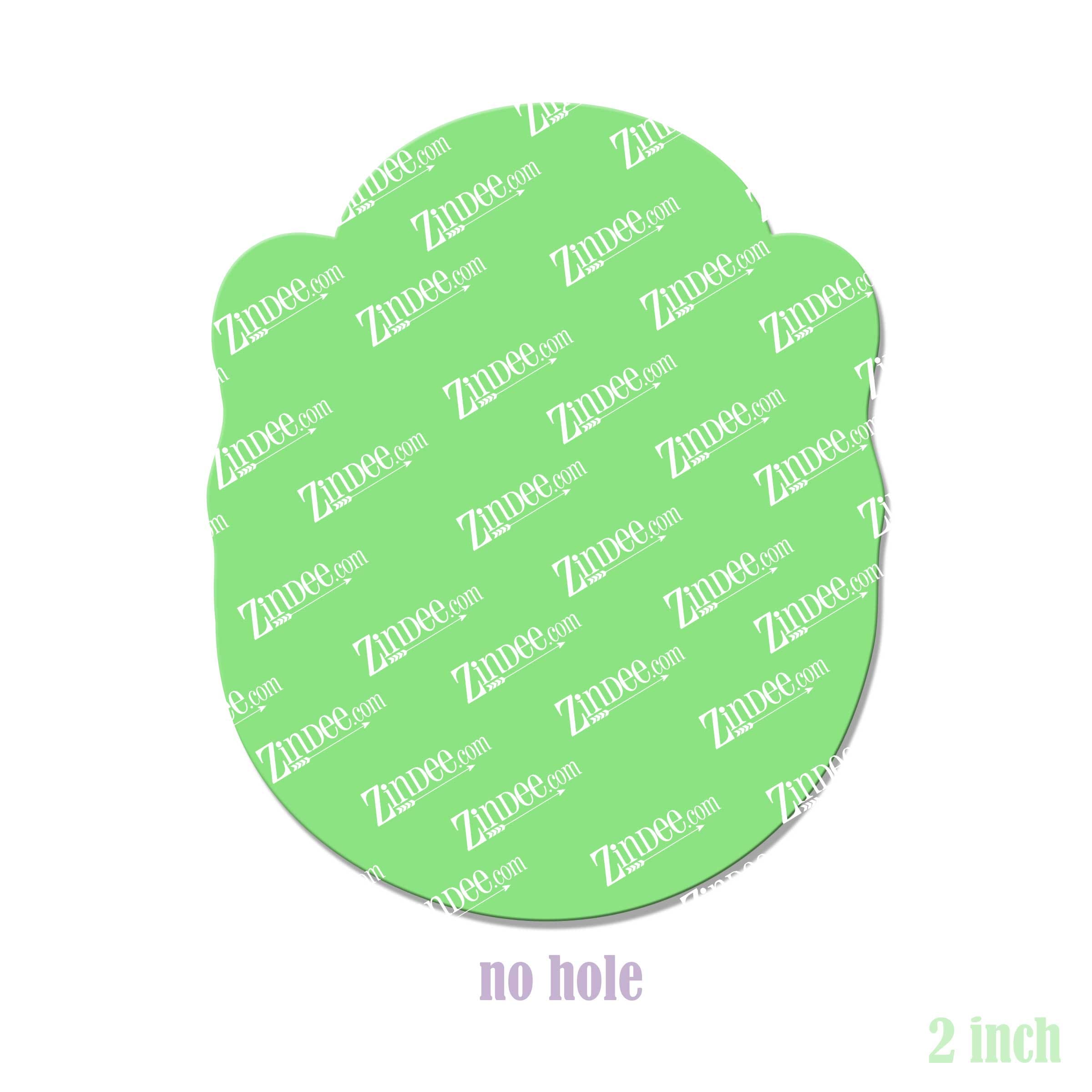 Alternative view of Mrs. Claus (Dark Skin) Acrylic Blank- Sticker- UV DTF (2 inch) NO HOLE