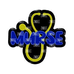 Murse – Acrylic Badge Reel Blank (2") No Hole | Optional Sticker or UV DTF