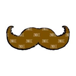 Alternative view of Mustache acrylic blank (3 inch)