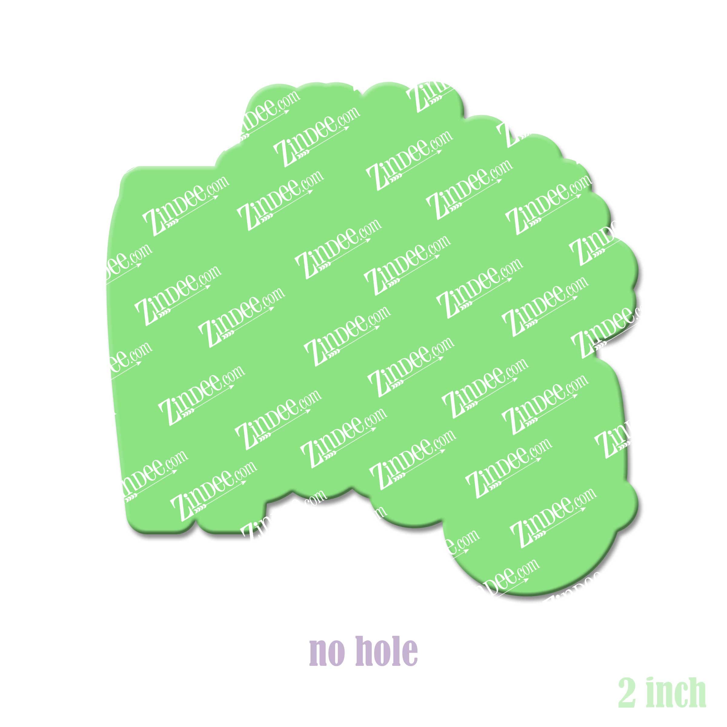 Alternative view of My Pants are Sassy Acrylic Blank- Sticker- UV DTF (2 inch) NO HOLE