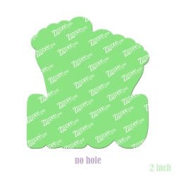 Alternative view of NICU Baby Feet – Acrylic Badge Reel Blank (2") No Hole | Optional Sticker or UV DTF