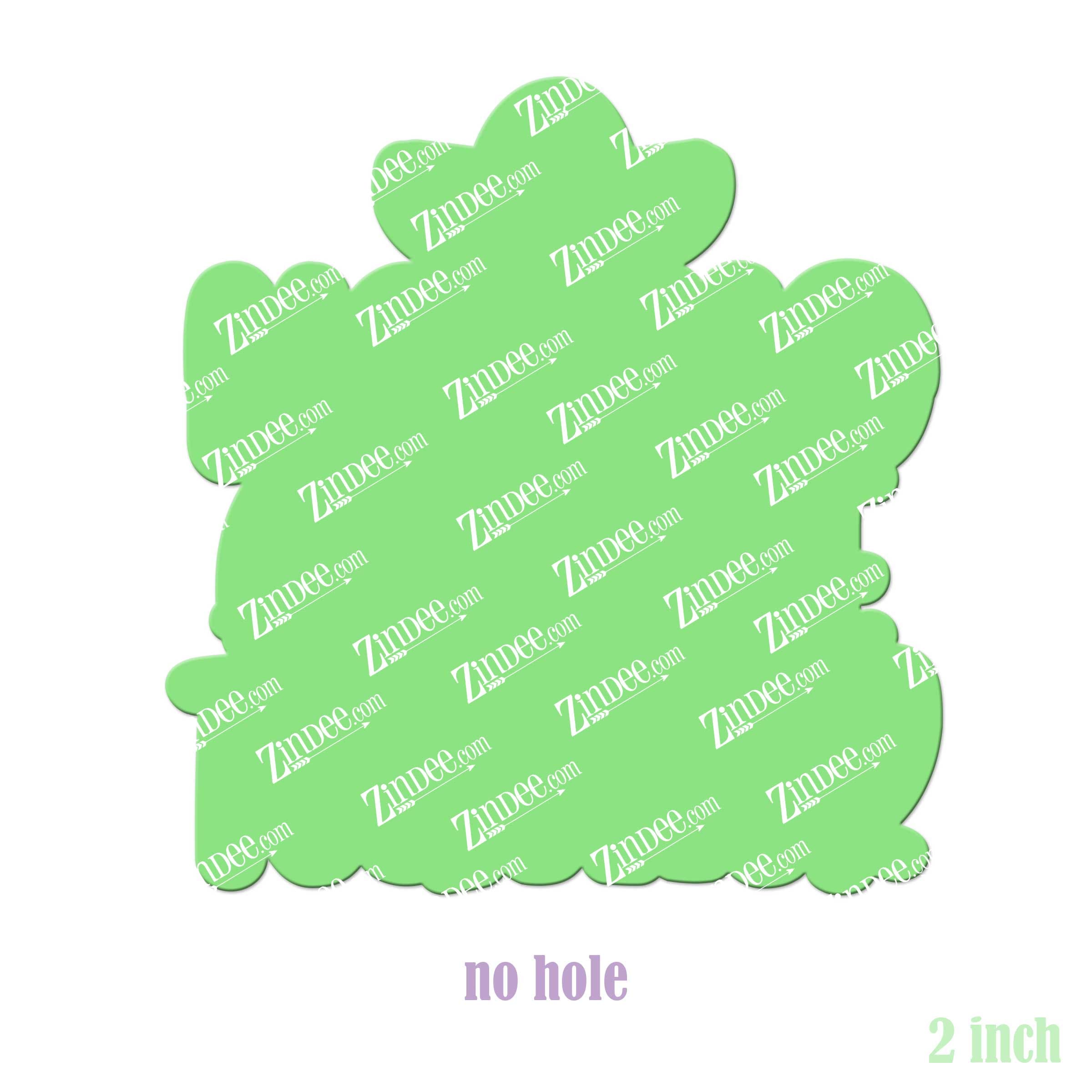 Alternative view of Nacho Average Teacher Acrylic Blank- Sticker- UV DTF (2 inch) NO HOLE