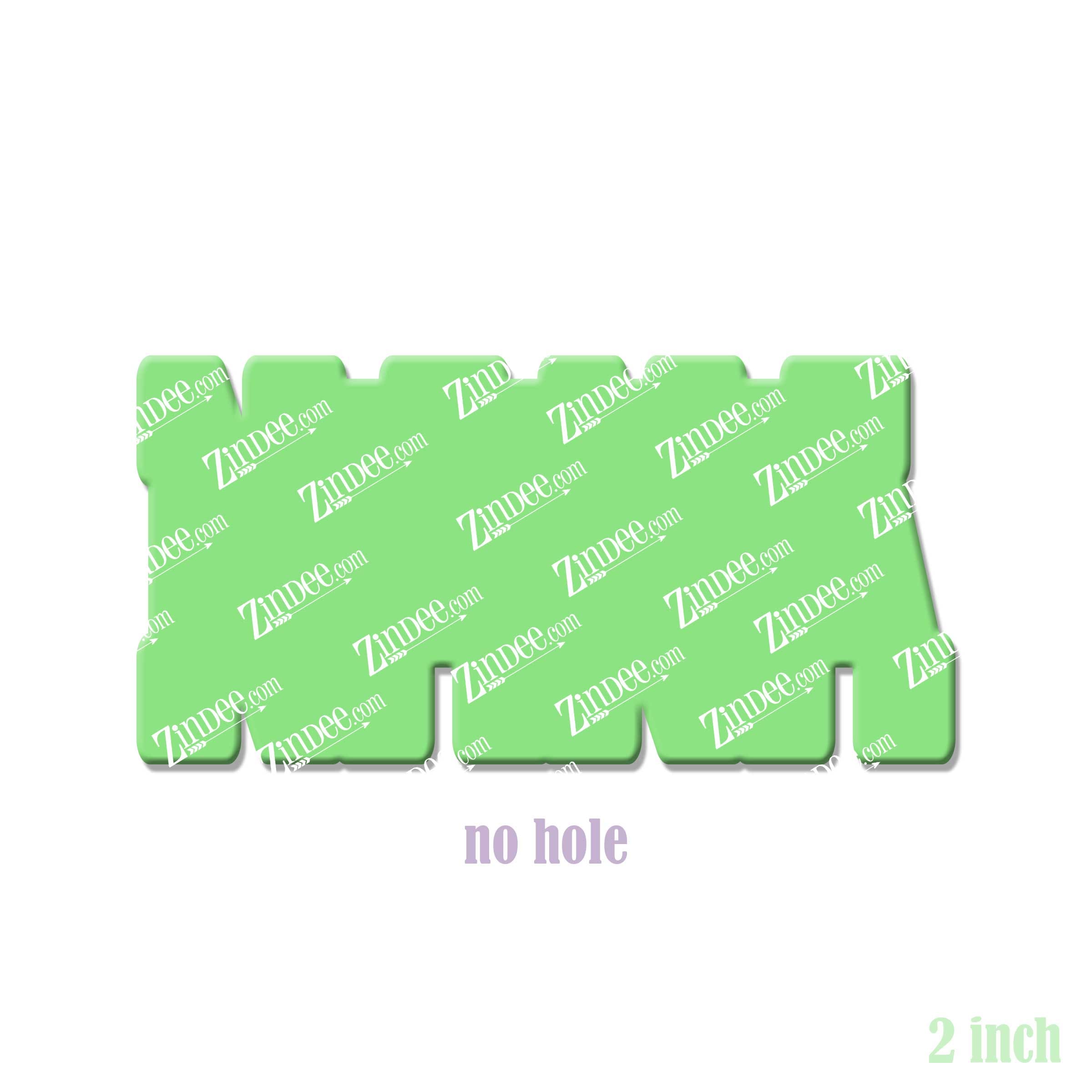 Nana (word) acrylic blank (2 inch) NO HOLE (5 piece minimum)