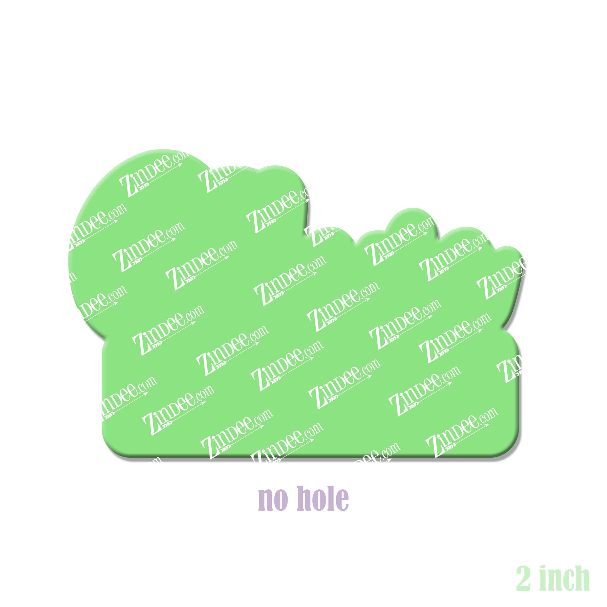 Nana with Space acrylic blank (2 inch) NO HOLE (5 piece minimum)