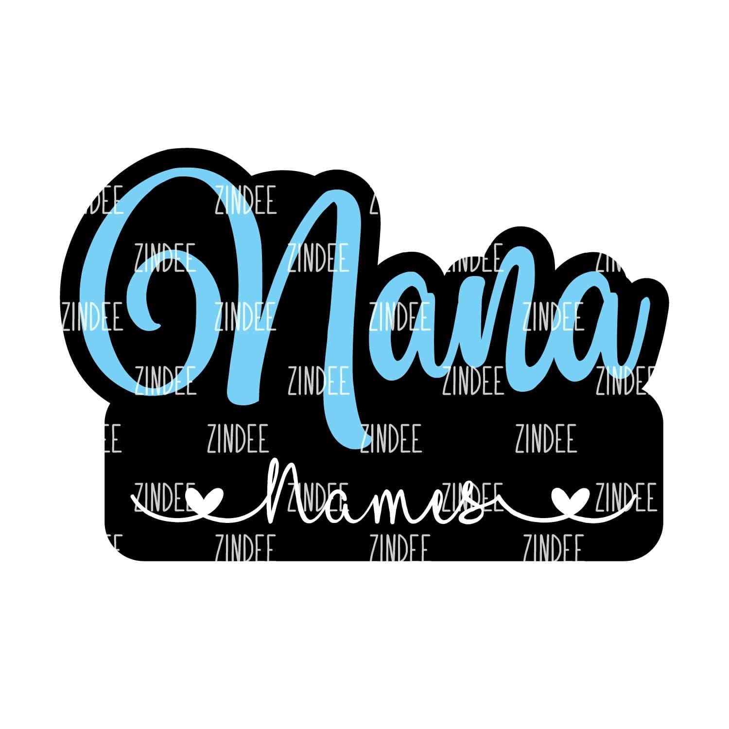 Nana with Space acrylic blank (3 inch) - Image 2