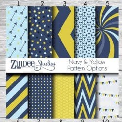 Navy and Yellow (vinyl)