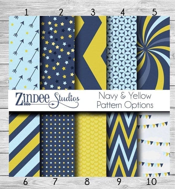 Navy and Yellow (vinyl)