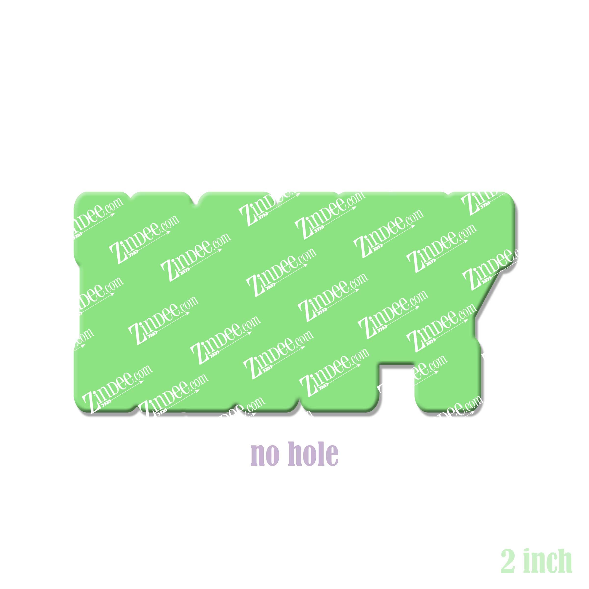 Alternative view of Navy (word) Acrylic Blank- Sticker- UV DTF (2 inch) NO HOLE