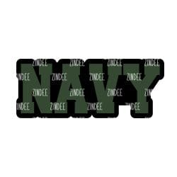 Navy (word) – Acrylic Badge Reel Blank (2") No Hole | Optional Sticker or UV DTF
