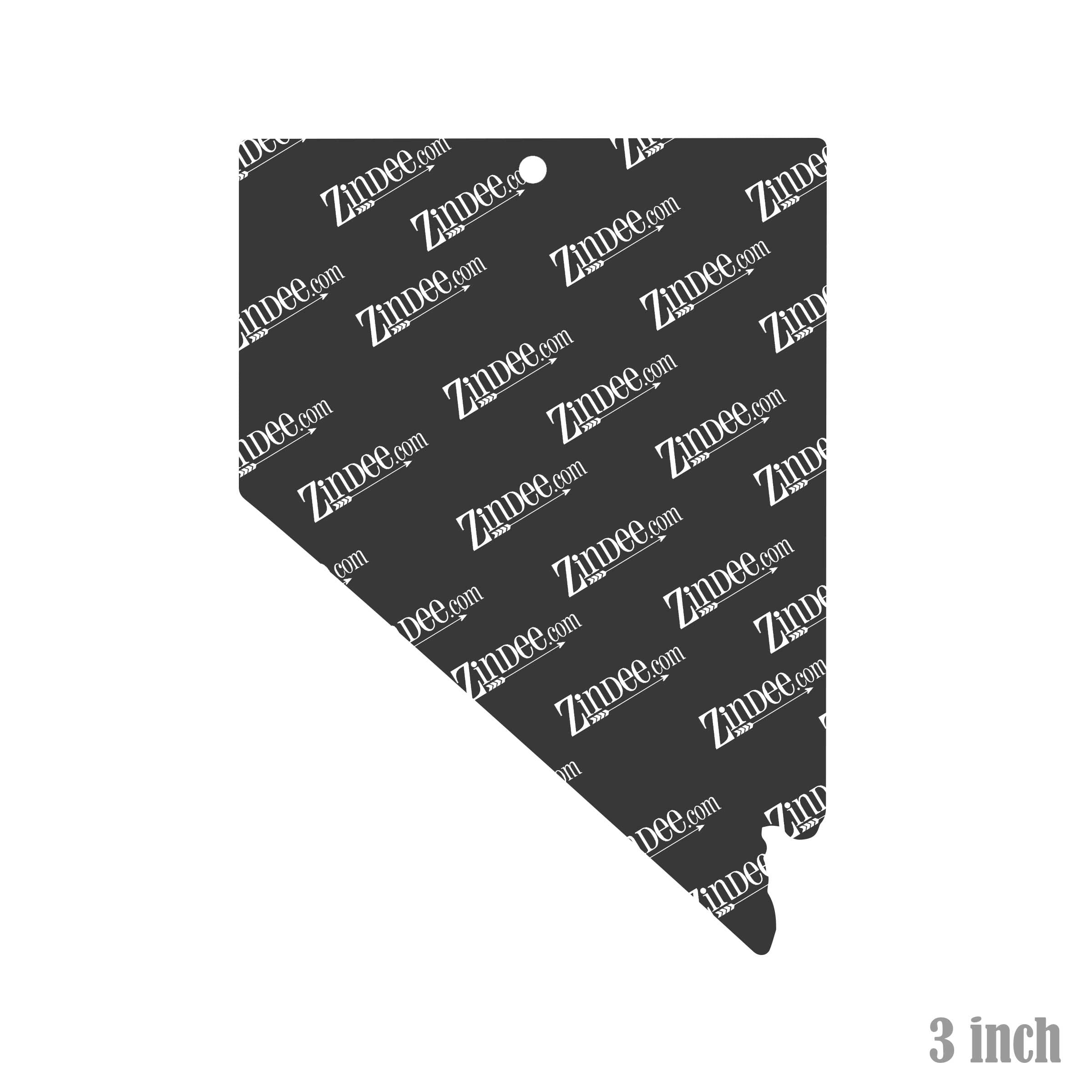 Alternative view of Nevada Acrylic Blank- Sticker- UV DTF (3 inch)