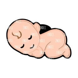 Newborn – Acrylic Badge Reel Blank (2") No Hole | Optional Sticker or UV DTF