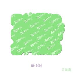 Alternative view of Nice Naughty – Acrylic Badge Reel Blank (2") No Hole | Optional Sticker or UV DTF