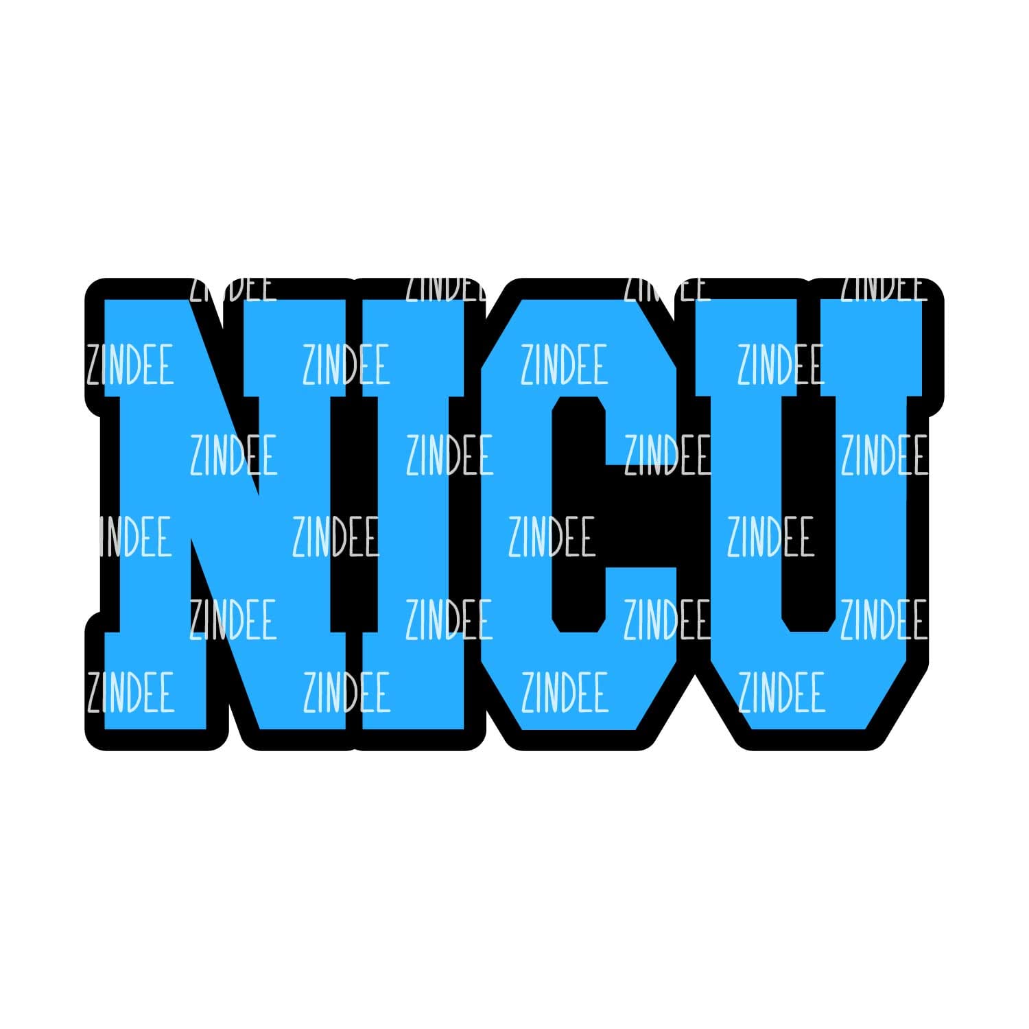 NICU Acrylic Blank- Sticker- UV DTF (2 inch) NO HOLE