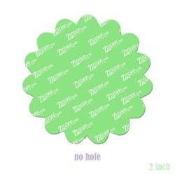 Alternative view of No One Fights Alone – Acrylic Badge Reel Blank (2") No Hole | Optional Sticker or UV DTF