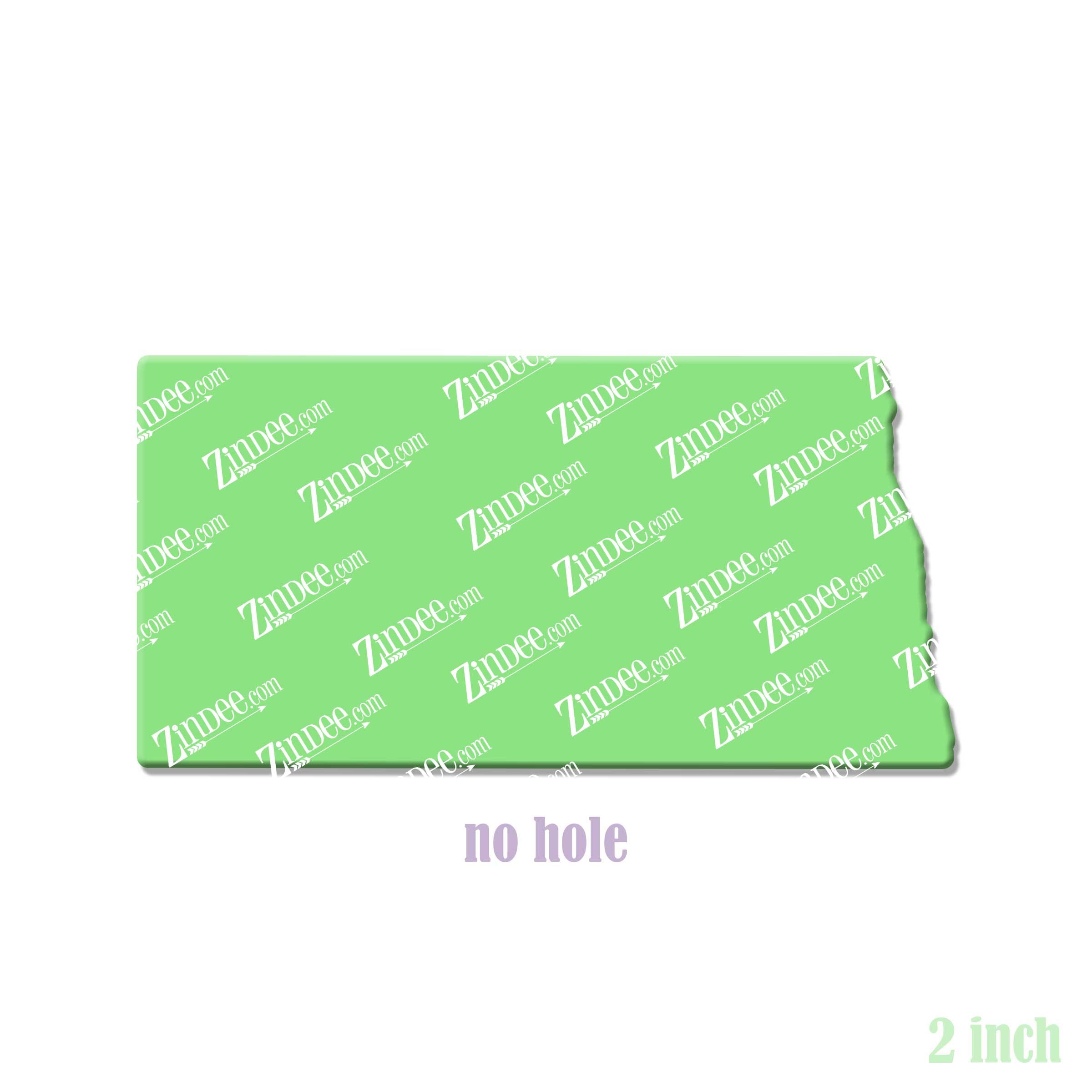 Alternative view of North Dakota Acrylic Blank- Sticker- UV DTF (2 inch) NO HOLE