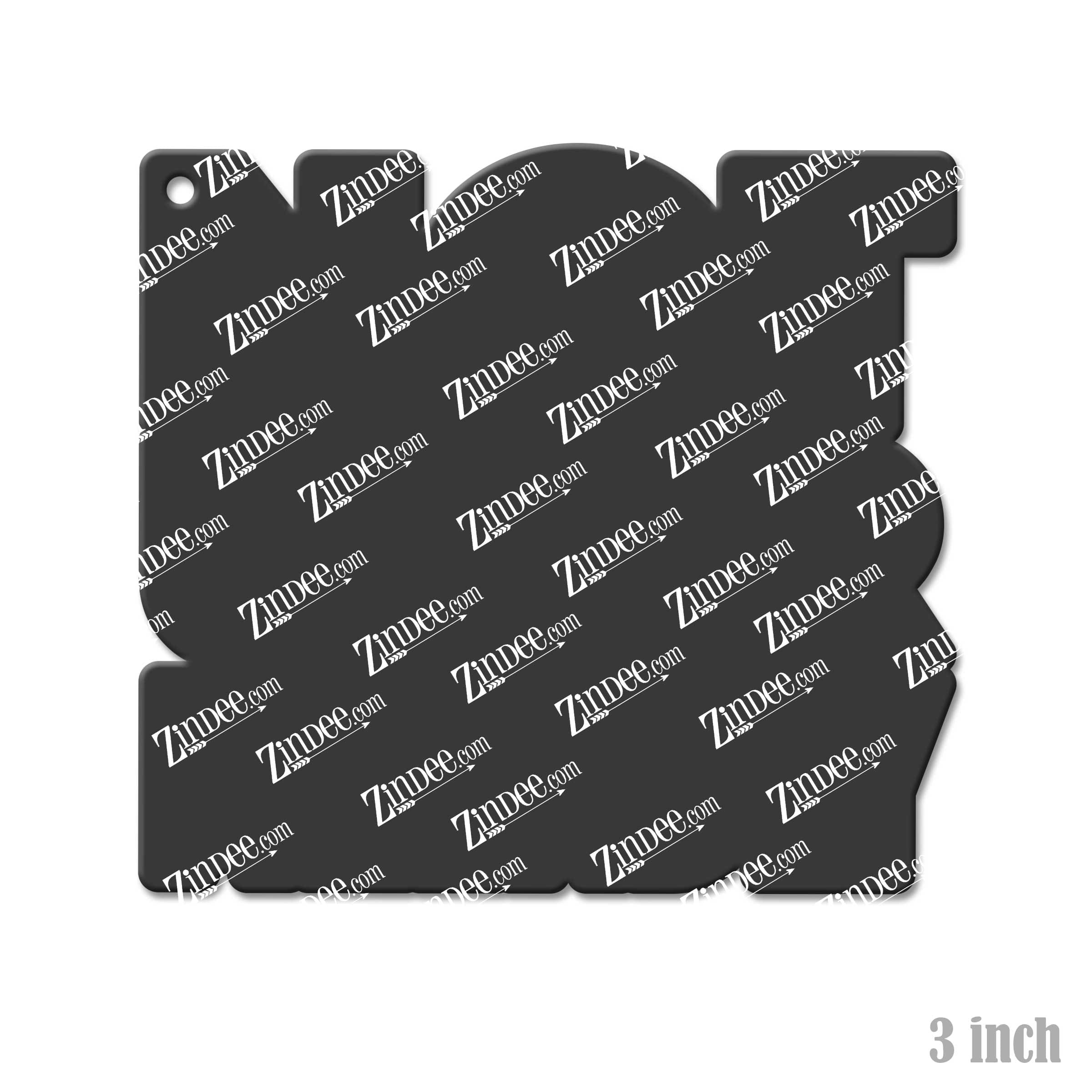 Not User Friendly Acrylic Blank- Sticker- UV DTF (3 inch) - Image 2