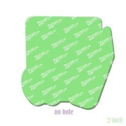Alternative view of Notebook Paper – Acrylic Badge Reel Blank (2") No Hole | Optional Sticker or UV DTF