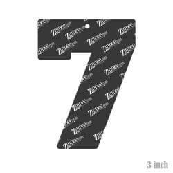 Alternative view of Number 7 Acrylic Blank- Sticker- UV DTF (3 inch)
