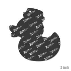 Alternative view of Nurse Duck – Acrylic Keychain Blank (3") | Optional Sticker or UV DTF