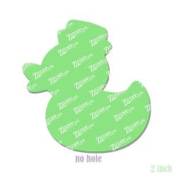 Alternative view of Nurse Duck – Acrylic Badge Reel Blank (2") No Hole | Optional Sticker or UV DTF