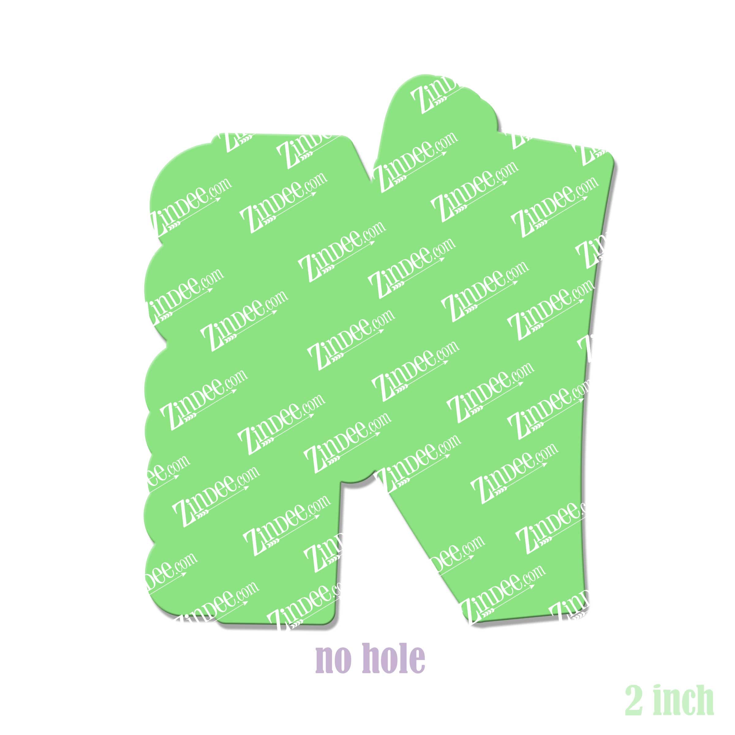 Alternative view of Nurse Monogram Acrylic Blank- Sticker- UV DTF (2 inch) NO HOLE