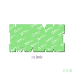 Nurse (word) – Acrylic Badge Reel Blank (2") No Hole | Optional Sticker or UV DTF - Image 2
