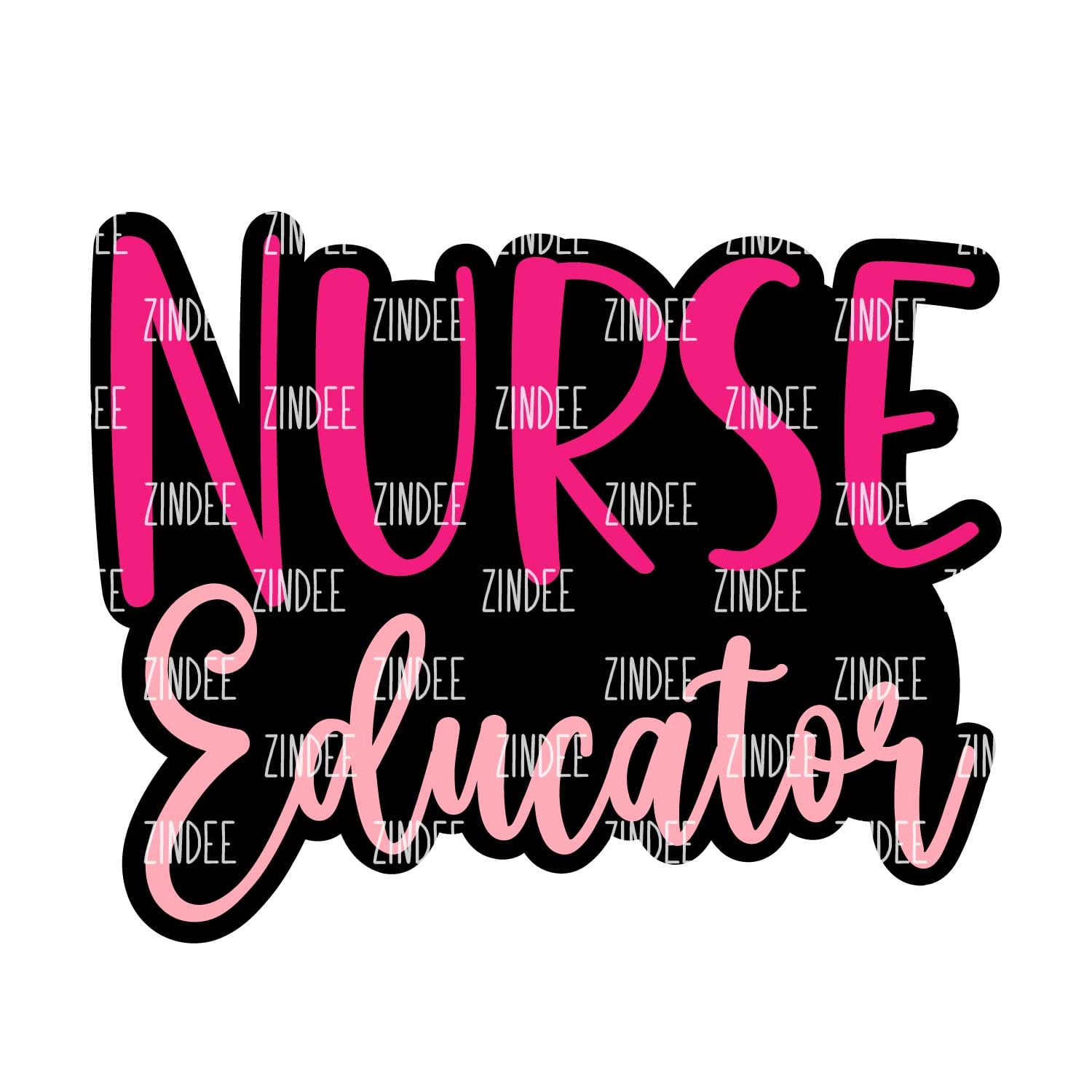 Nurse Educator Acrylic Blank- Sticker- UV DTF (2 inch) NO HOLE