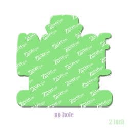 Alternative view of Nurse in Progress – Acrylic Badge Reel Blank (2") No Hole | Optional Sticker or UV DTF