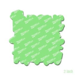 Alternative view of Nursing is a Work of Heart – Acrylic Badge Reel Blank (2") No Hole | Optional Sticker or UV DTF