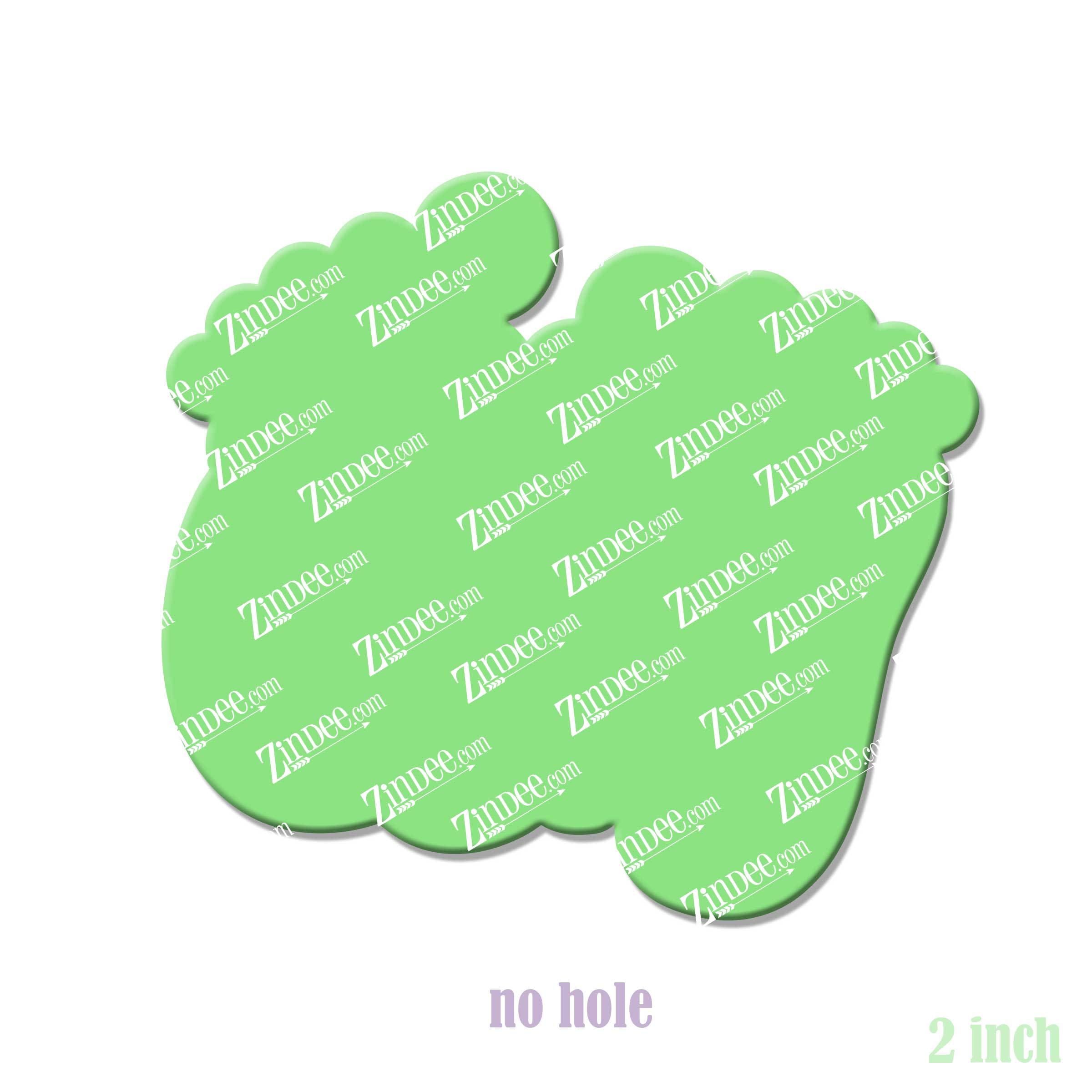 Alternative view of OB 2 inch Acrylic Blank- Sticker- UV DTF (2 inch) NO HOLE