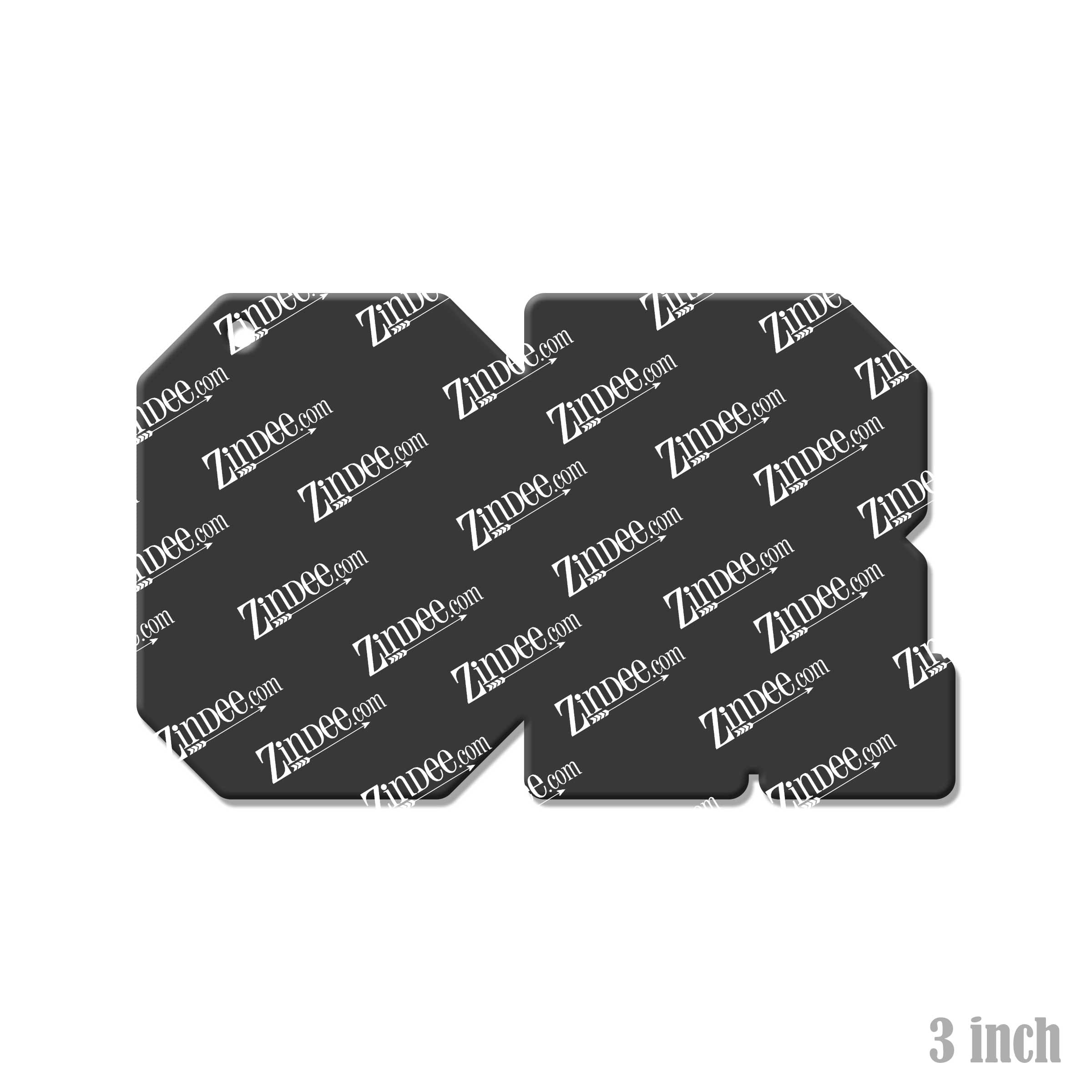 OR acrylic blank (3 inch) (5 piece minimum)