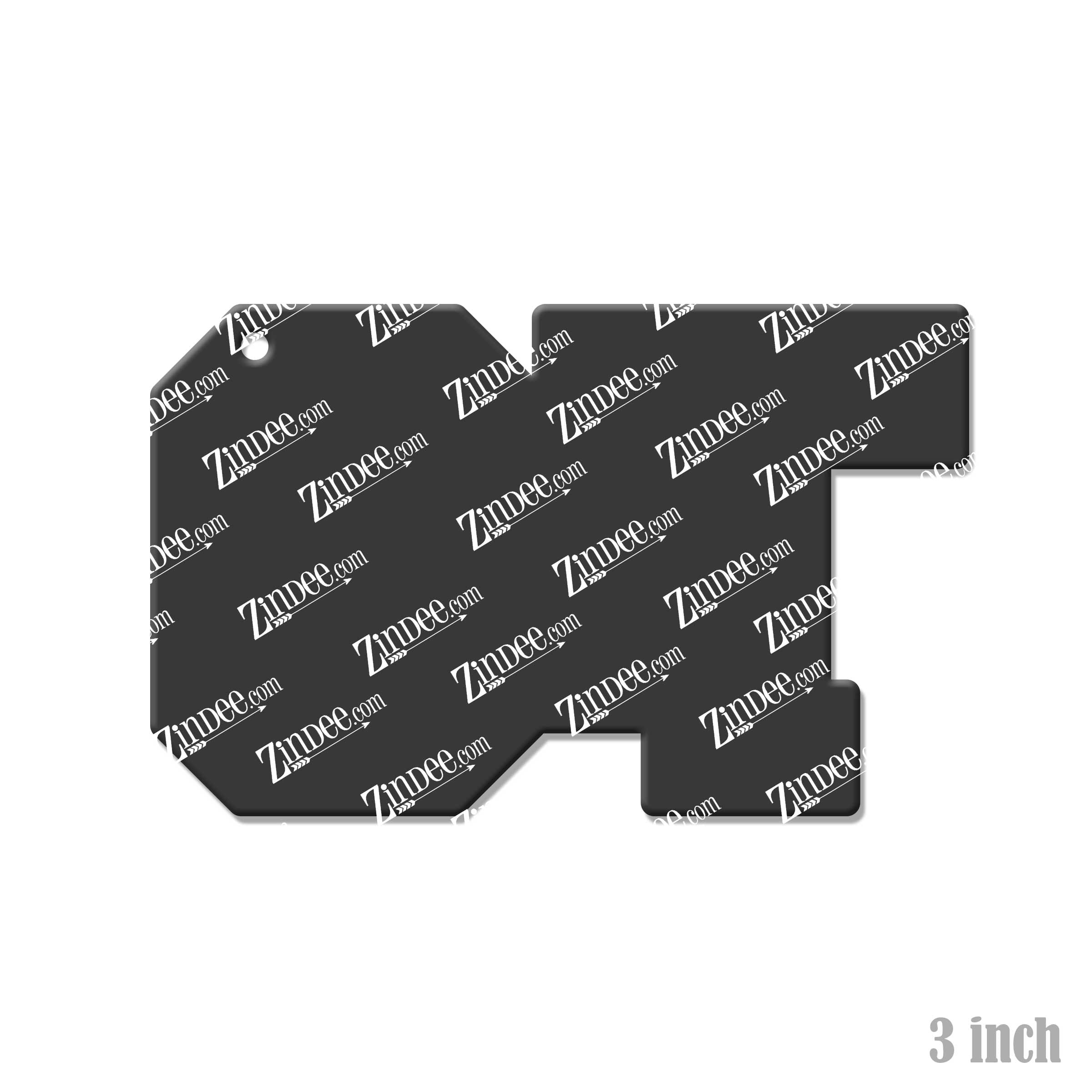 OT acrylic blank (3 inch) (5 piece minimum)