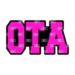 Alternative view of OTA acrylic blank (2 inch) NO HOLE
