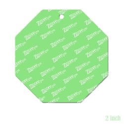 Alternative view of Octagon – Acrylic Keychain Blank (2") | Optional Sticker or UV DTF