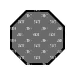 Octagon – Acrylic Keychain Blank (2") | Optional Sticker or UV DTF