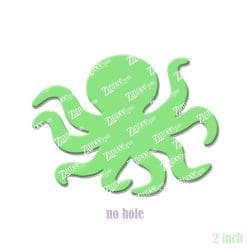Alternative view of Octopus – Acrylic Badge Reel Blank (2") No Hole | Optional Sticker or UV DTF